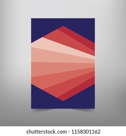 Modern Vector abstract book cover template. Vector of modern abstract background