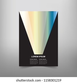Modern Vector abstract book cover template. Vector of modern abstract background