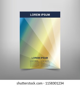 Modern Vector abstract book cover template. Vector of modern abstract background