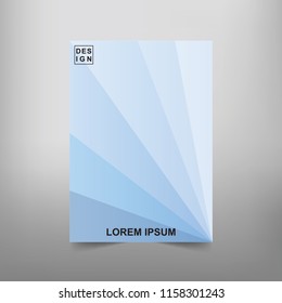 Modern Vector abstract book cover template. Vector of modern abstract background