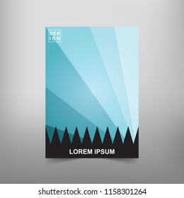 Modern Vector abstract book cover template. Vector of modern abstract background