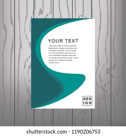 Modern Vector abstract book cover template. Vector of modern abstract background