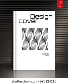 Modern Vector abstract book cover