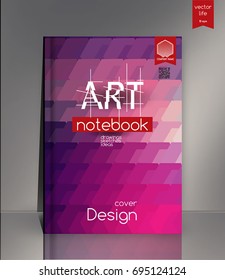 Modern Vector abstract book cover