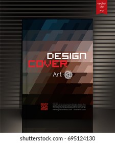 Modern Vector abstract book cover