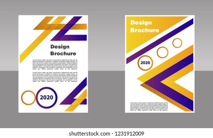 Modern Vector abstract brochure book flayer design template, Creative vector Illustration.