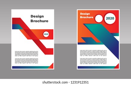Modern Vector abstract brochure book flayer design template, Creative vector Illustration.