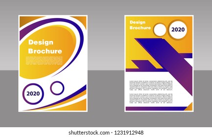 Modern Vector abstract brochure book flayer design template, Creative vector Illustration.