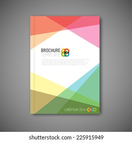 Modern Vector abstract brochure / book / flyer design template 