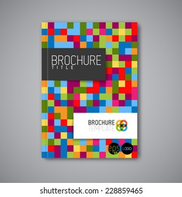 Modern Vector abstract brochure / book / flyer design template 