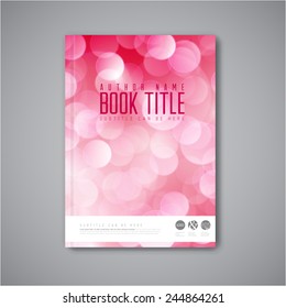 Modern Vector abstract brochure / book / flyer design template 