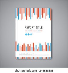 Modern Vector abstract brochure / book / flyer design template 