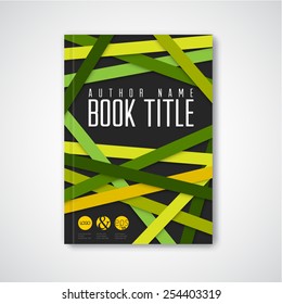 Modern Vector abstract brochure / book / flyer design template 