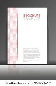 Modern Vector abstract brochure / book / design template with paper