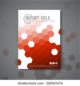 Modern Vector abstract brochure / book / flyer design template 