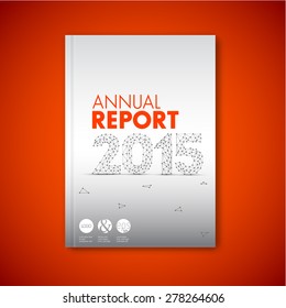 Modern Vector abstract brochure / book / flyer design template 