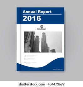Modern Vector abstract brochure, cover annual report or flyer design template 