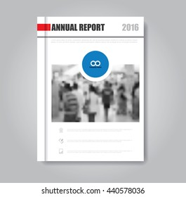Modern Vector abstract brochure, cover annual report or flyer design template 