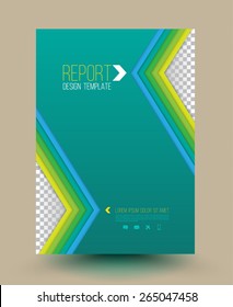 Modern Vector abstract brochure. Vector illustration. Book cover. flyer design template.