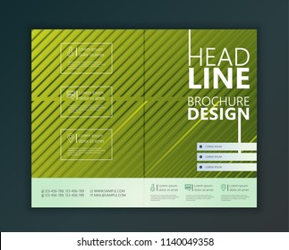 Modern Vector abstract brochure, report or flyer design template