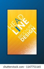 Modern Vector abstract brochure, report or flyer design template