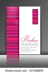 Modern Vector abstract brochure, report or design template