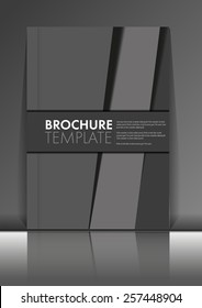 Modern Vector abstract brochure, report or design template