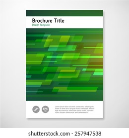Modern Vector abstract brochure report design template. layered. 