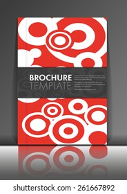 Modern Vector abstract brochure, report or design template