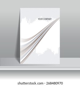 Modern Vector abstract brochure, report or flyer design template