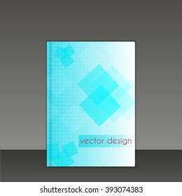 Modern Vector abstract brochure, report or flier design template.