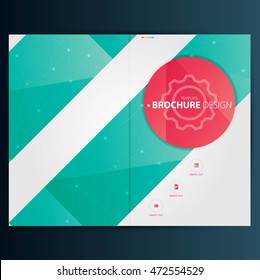 Modern Vector abstract brochure, report or flyer design template