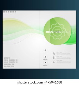 Modern Vector abstract brochure, report or flyer design template