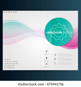 Modern Vector abstract brochure, report or flyer design template