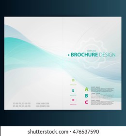 Modern Vector abstract brochure, report or flyer design template