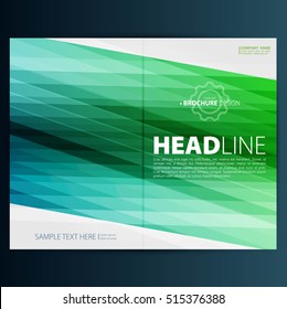 Modern Vector abstract brochure, report or flyer design template