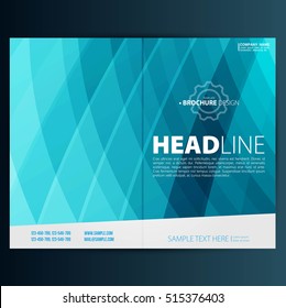 Modern Vector abstract brochure, report or flyer design template