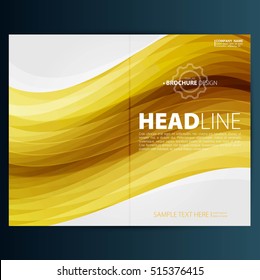 Modern Vector abstract brochure, report or flyer design template