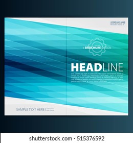 Modern Vector abstract brochure, report or flyer design template