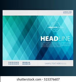 Modern Vector abstract brochure, report or flyer design template