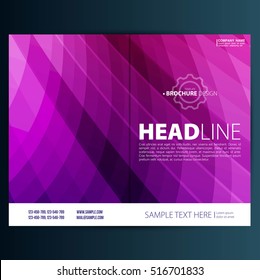 Modern Vector abstract brochure, report or flyer design template
