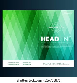 Modern Vector abstract brochure, report or flyer design template