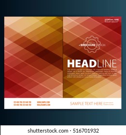 Modern Vector abstract brochure, report or flyer design template