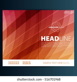 Modern Vector abstract brochure, report or flyer design template