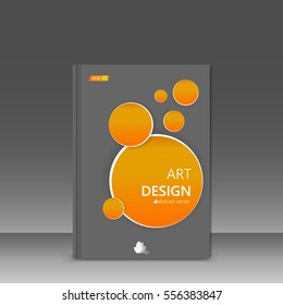 Modern Vector abstract brochure, report or flyer design template