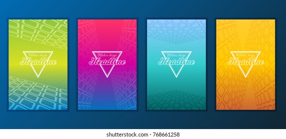 Modern Vector abstract brochure, report or flyer design template
