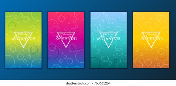 Modern Vector abstract brochure, report or flyer design template