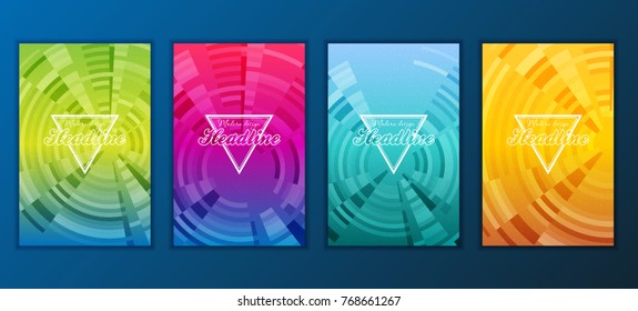 Modern Vector abstract brochure, report or flyer design template