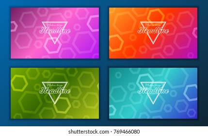 Modern Vector abstract brochure, report or flyer design template