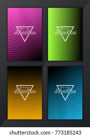 Modern Vector abstract brochure, report or flyer design template